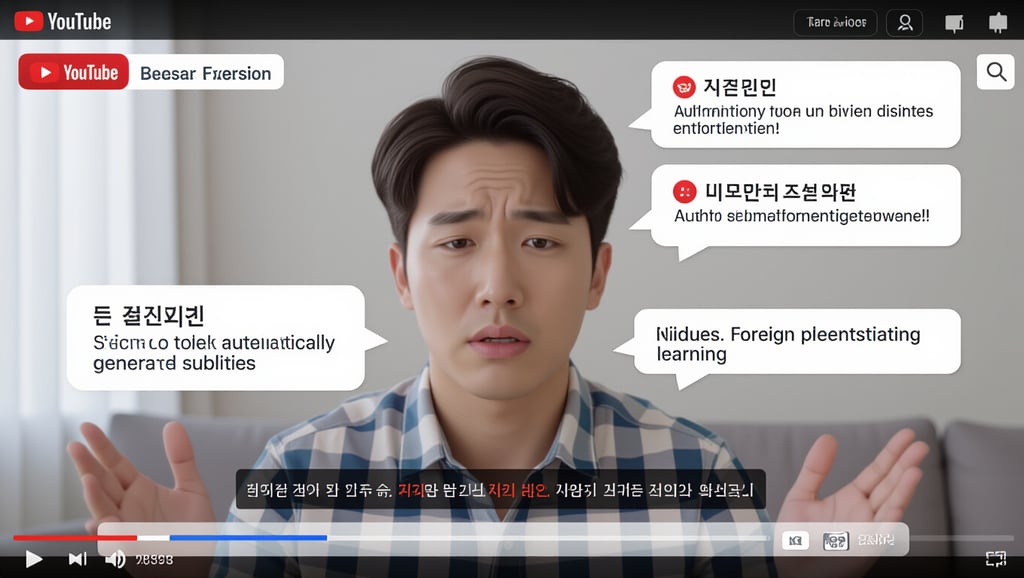 💡 자동/번역 자막 비활성화 심화 설정