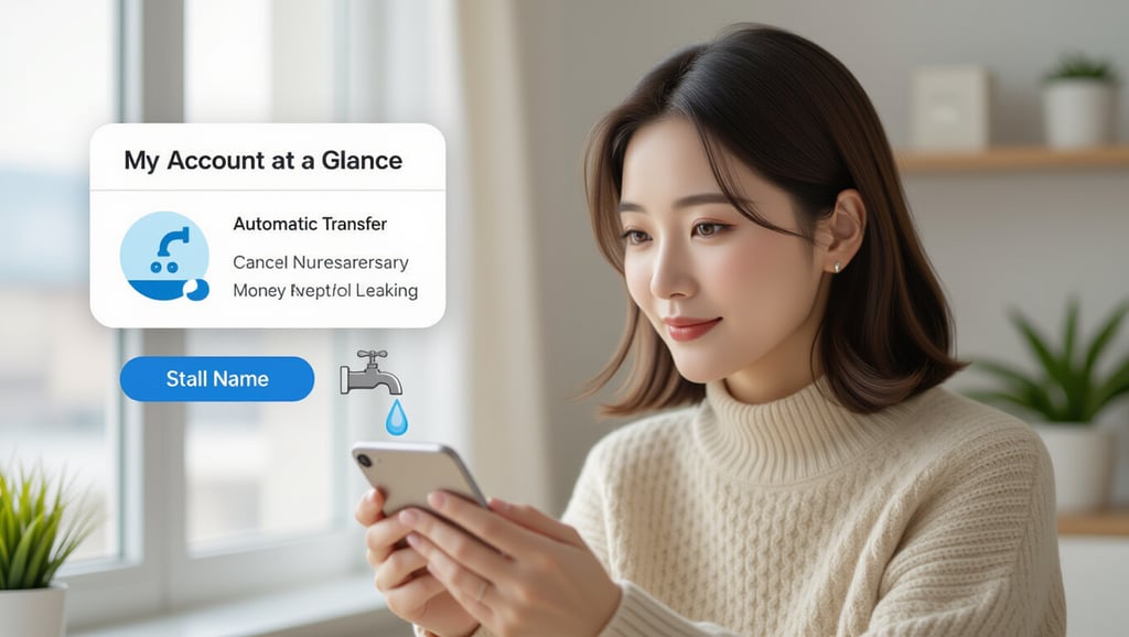 📊 자동이체 관리로 새는 돈 막기